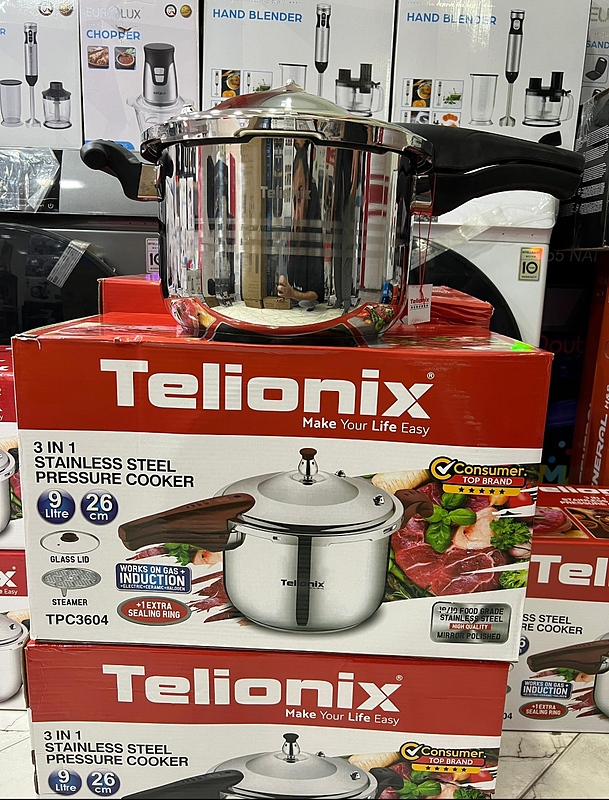 زودپز روگازی 9 لیتری تلیونیکس مدل TPC3604