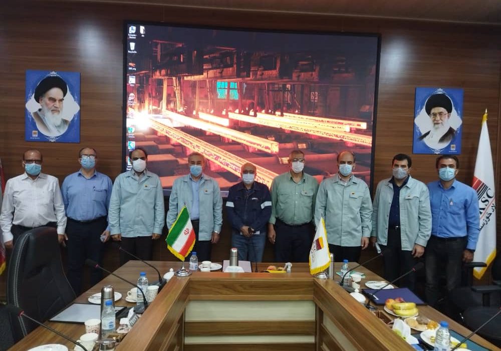 اجرای طرح عظیم ماشین ریخته گری اسلب عریض در فولاد خوزستان عملیاتی شد
