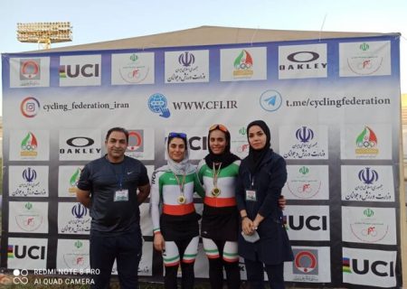 قهرمانی تیم اسپرینت دوچرخه‌سواری بانوان خوزستان در کشور