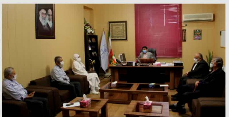 دیدار رهبر دینی اقلیت دینی صابئین با رییس توسعه حل اختلاف خوزستان