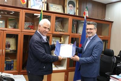 دیدار مدیر عامل آبفای استان خوزستان با مدیر عامل شرکت بهره برداری نفت و گاز آغاجاری