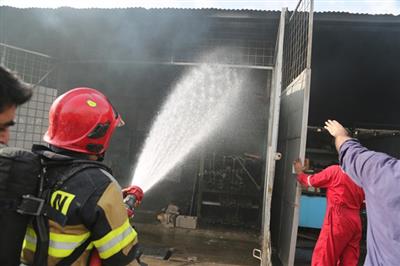 آتش سوزی در شرکت بهره برداری نفت و گاز مسجدسلیمان مهار شد