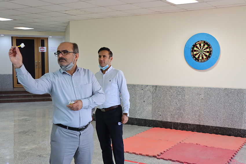 برگزاری مسابقات دارت و تنیس روی میز کارکنان مدیریت درمان تامین اجتماعی خوزستان