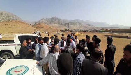 رئیس سازمان امداد و نجات جمعیت هلال احمر کشور به منظور بازدید از روند عملیات امدادرسانی به خوزستان سفر کرد