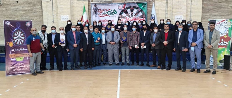 اداره کل تامین اجتماعی میزبان مسابقات دارت ادارات حوزه مقاومت بسیج کارمندی استان خوزستان بود