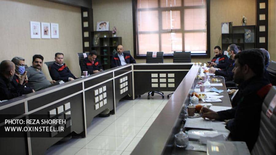 اولین جلسه کمیته بازنگری ساختار سازمانی شرکت فولاد اکسین برگزار شد