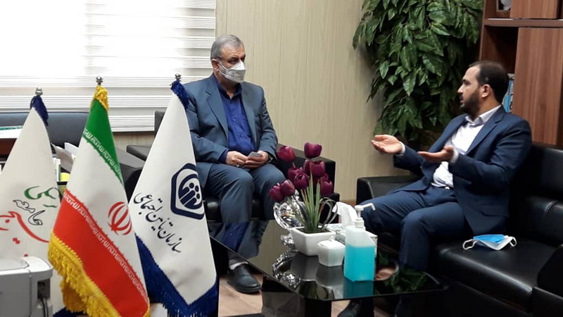 نماینده اهواز درمجلس شورای اسلامی با مدیردرمان تامین اجتماعی خوزستان دیدار وگفتگو کرد