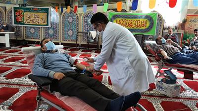 اهدای خون کارکنان شرکت بهره برداری نفت و گاز مارون