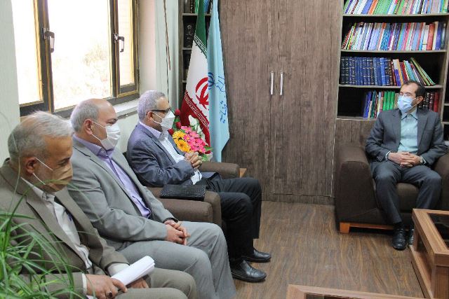 دیدار مدیرعامل برق اهواز با رئیس دادگستری خوزستان
