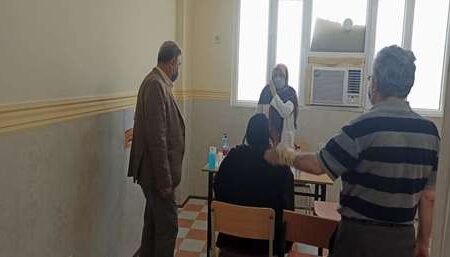 بازدید مدیرعامل جمعیت هلال‌احمر خوزستان از فعالیت‌های های درمانی موسسه خیریه راه ایمان