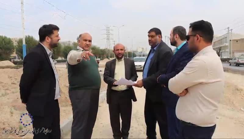 دوربین امید / بازدید رئیس شورای اسلامی کلانشهر اهواز از اجرای پروژه های عمرانی در منطقه ۵